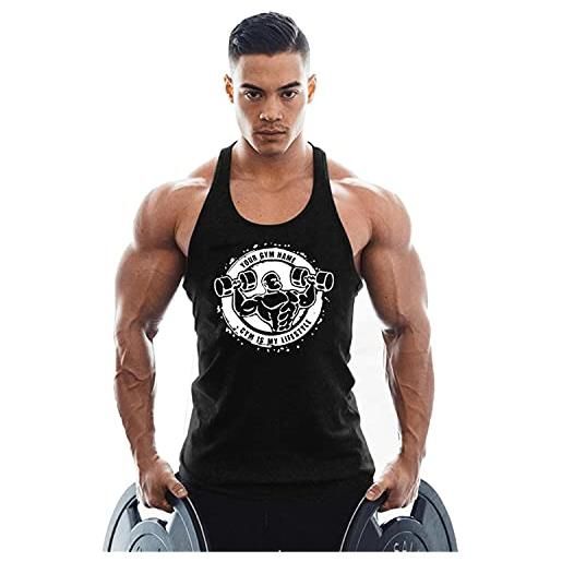 Canotta canottiera canottiere uomo cotone t shirt t-shirt smanicata