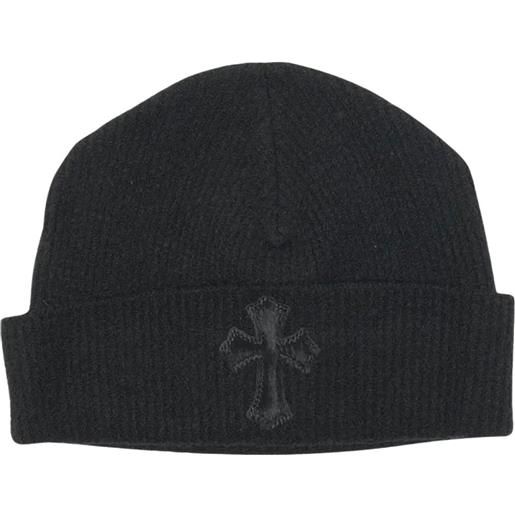 Chrome Hearts berretto con applicazione - nero
