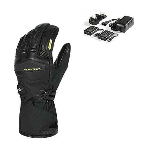 Macna guanti da moto azra kit riscaldato elettricamente l nero