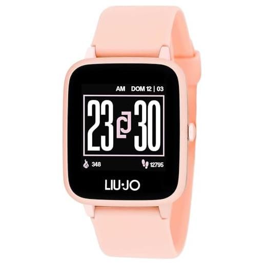 Liu Jo liu. Jo go orologio da donna in abs e silicone, colore rosa, impermeabile: ip68, dimensioni cassa: 35 mm x 41,5 mm, swlj047