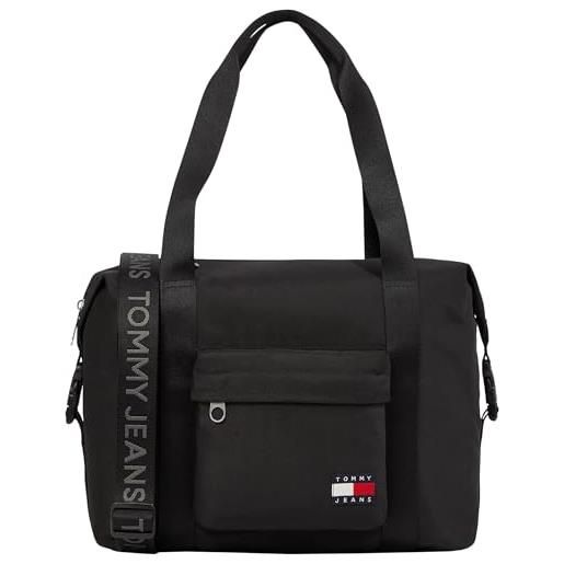 Tommy Jeans uomo borsone duffle bag daily borsone da viaggio, nero (black), taglia unica