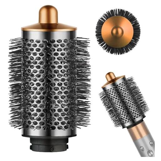 TWSOUL spazzola volumica rotonda migliorata per dyson airwrap hs01/hs05, spazzola volumizzante per capelli flaccidi e piatti (oro)