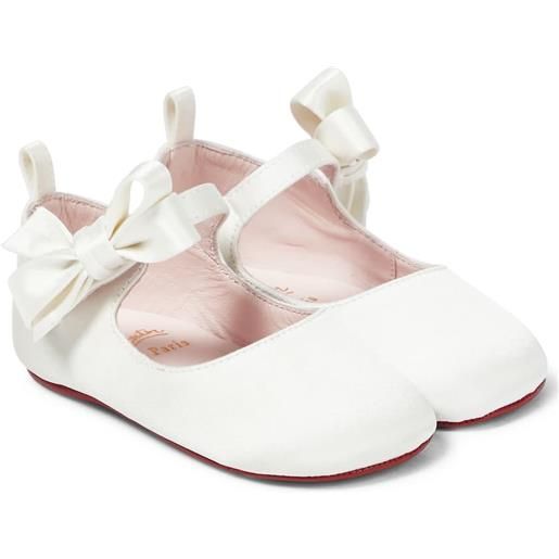 Christian Louboutin Kids baby - ballerine lou babe in raso
