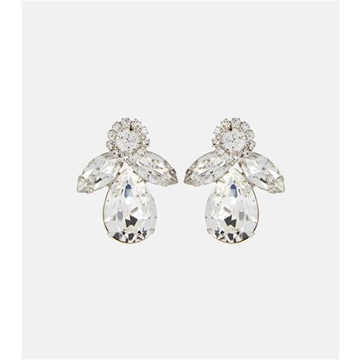 Jennifer Behr orecchini edith con cristalli