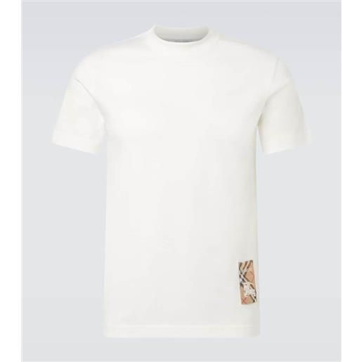 Burberry t-shirt ekd in jersey di cotone