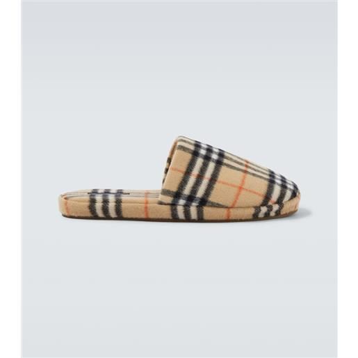 Burberry slippers Burberry check