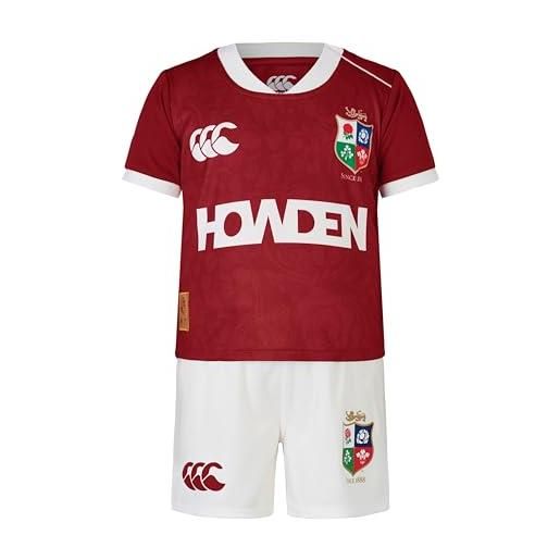 Canterbury of new zealand british and irish lions infant set camicia, red dahlia, 12 mesi niños unisex