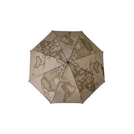 Alviero Martini 1A Classe ombrello automatico richiudibile Alviero Martini 1A Classe geo tortora, made in italy