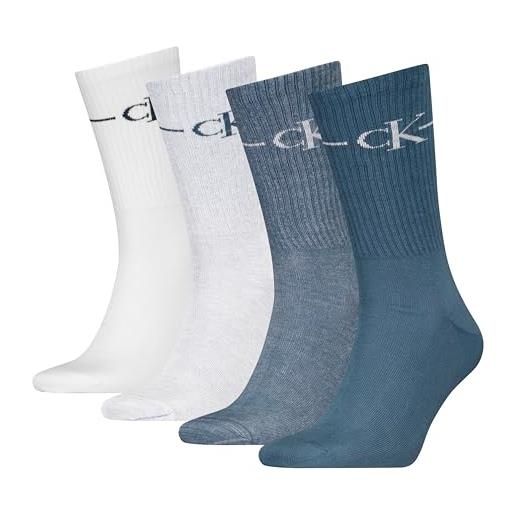 Calvin Klein Socks calvin klein 4pack socks set blue/white combo 701229454 blue/white combo tu