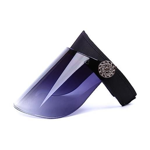 INOOMP cappello sole unisex con protezione uv regolabile design elegante per attività all aperto e viaggi nero con doppio anello leggero e traspirante per sport estivi e avventure all