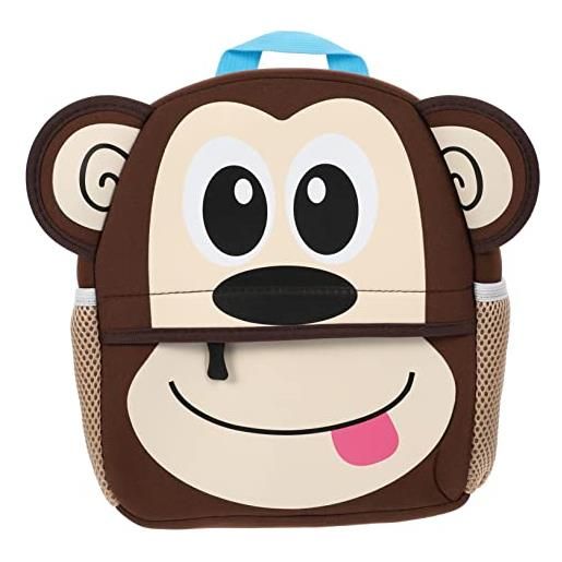 BESTYASH 1pezzi zaino asilo per ragazzo ragazza ragazza con pattern animale cartone animato spallacci regolabili e morbida tracolla larga borsa scuola leggera e resistente per ragazzo