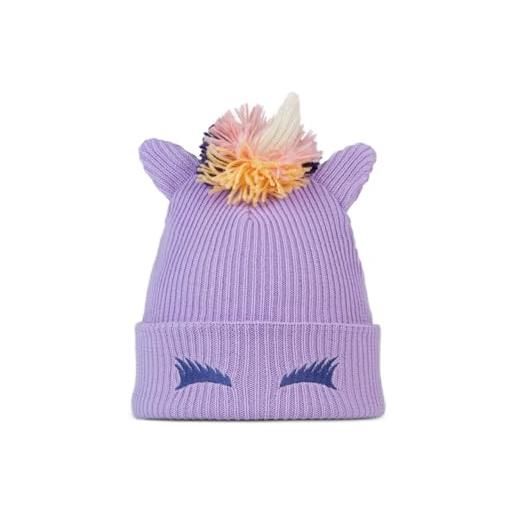 Buff berretto lavorato a maglia fun unicorn grape ice