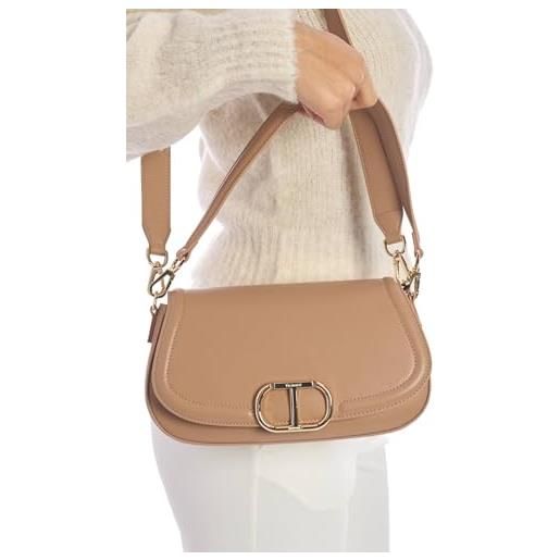 TWINSET twin set tracolla marrone chocolate malt 11943 taglia unica