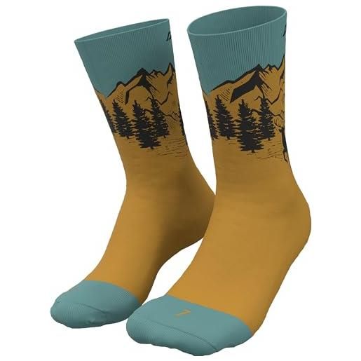 DYNAFIT unisex stay fast calzini, tobacco-3090, 35|36|37|38