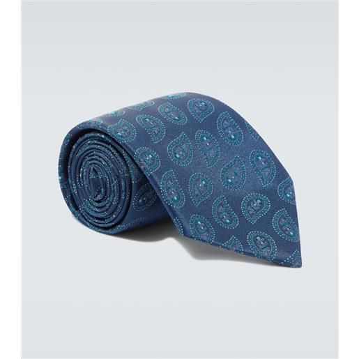 Charvet cravatta in jacquard di seta