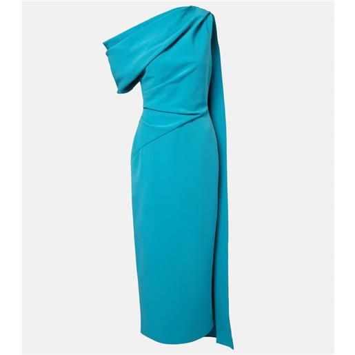 Roksanda abito midi maite in crãªpe con mantella