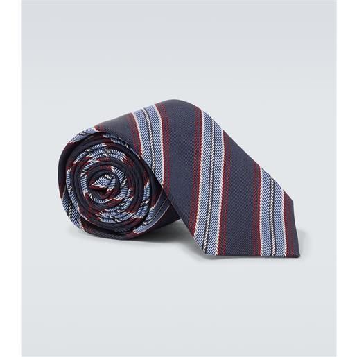 Valentino Garavani cravatta in jacquard di seta a righe