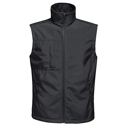 Regatta gilet in softshell iii strati octagon ii uomo impermeabile traspirante e antivento bodywarmers, uomo, black(black), 4xl