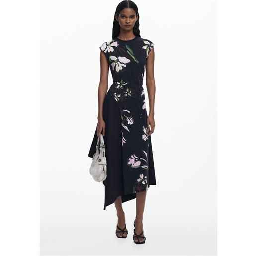 Desigual abito asimmetrico a fiori