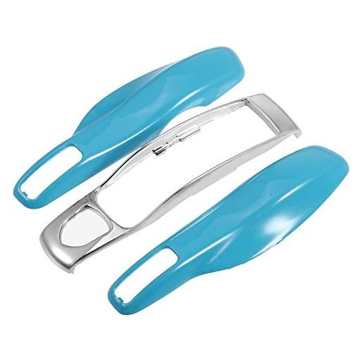 QUARKZMAN auto telecomando chiave copertura custodia adatto per porsche macan - 3pz blu