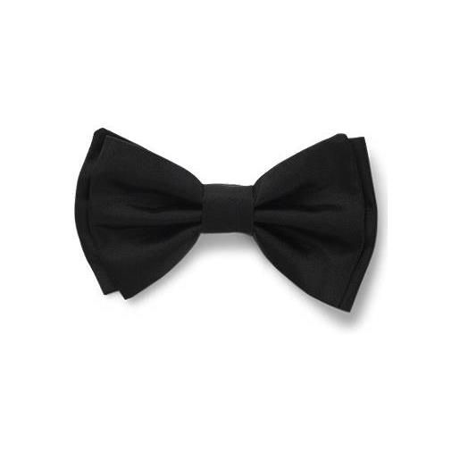 BOSS papillon pre-allacciato in seta jacquard, nero