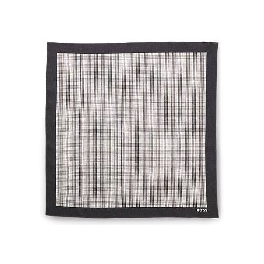 BOSS bandana con stampa e logo, bianco a motivi