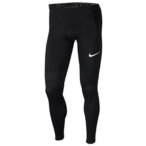 NIKE m np tght utility thrma long sleeve top, uomo, black/white, s