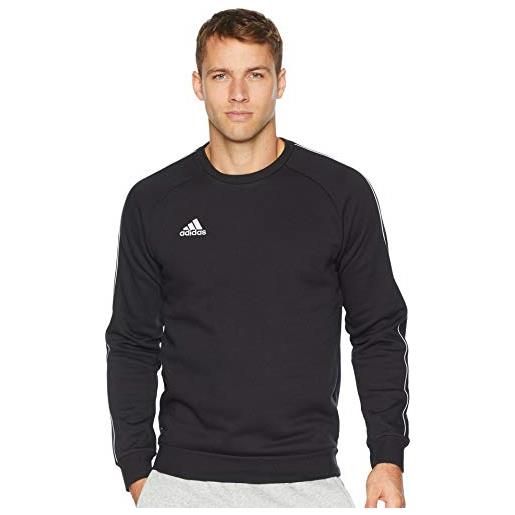 Adidas core18 sweat top sweatshirts, uomo, black/white, xl