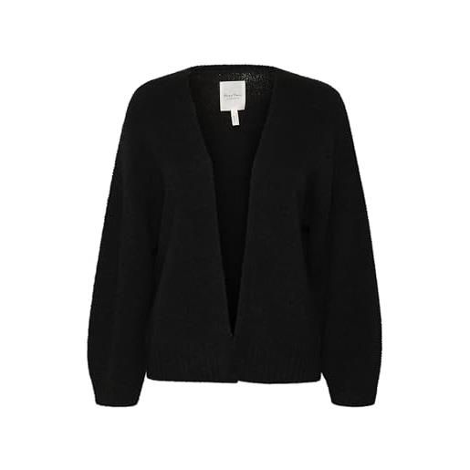 Part Two rastinapw female relaxed fit long sleeve cardigan maglione, nero, s donna
