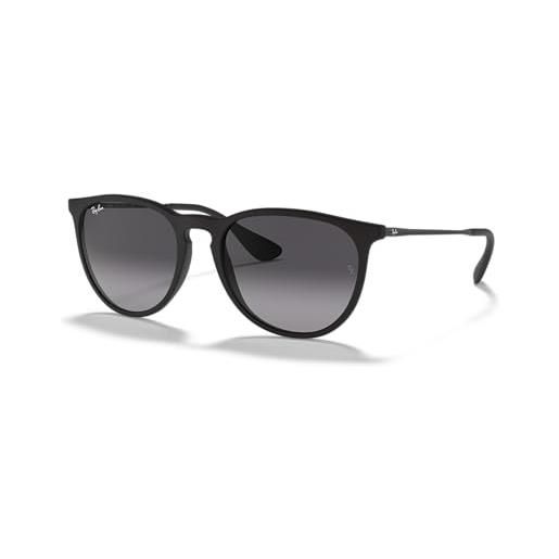 Ray-Ban 0rb4171 occhiali, matte black rubber dark ruthenium/grey, 54 uomo