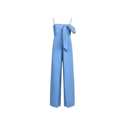 Liu Jo donna tuta jumpsuit senza maniche poliestere azzurro 38