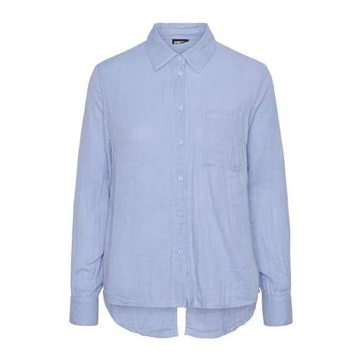 PIECES camicia a maniche lunghe da donna pckappel l, ortensia, l