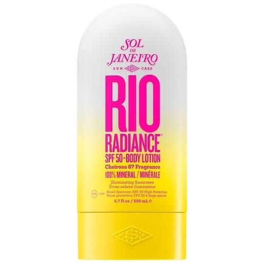 Sol de Janeiro sol-de-janeiro sole-e-protezione protezione-solare. Crema solare. Rio radiance spf 50 body lotion 200 ml (204,95 € / 1 l)