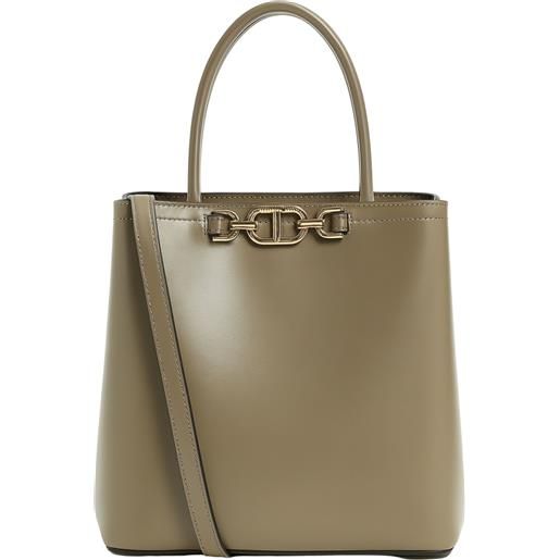 TWINSET borsa 'first class' piccola con morsetto oval t