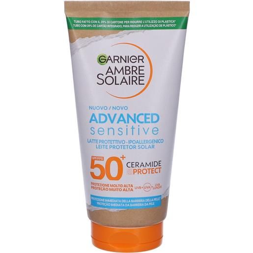 L'oreal Italia SpA Div. CPD garnier ambre solaire advanced sensitive latte solare spf50+ 175ml 175 ml crema solare