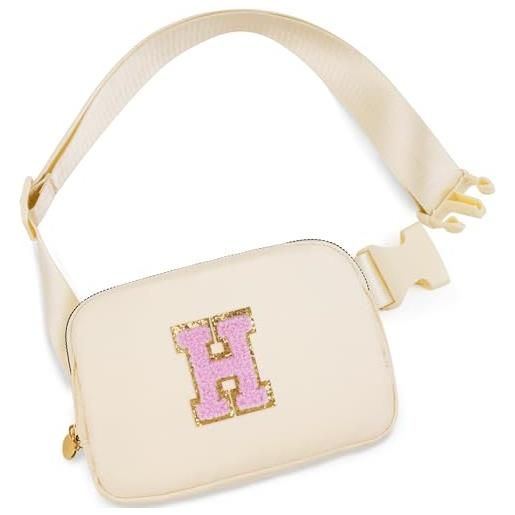 Uygafly marsupio per ragazze donne borse a tracolla marsupio, marsupio personalizzato, cachi, h