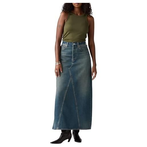 Levi's women's iconic long slit skirt