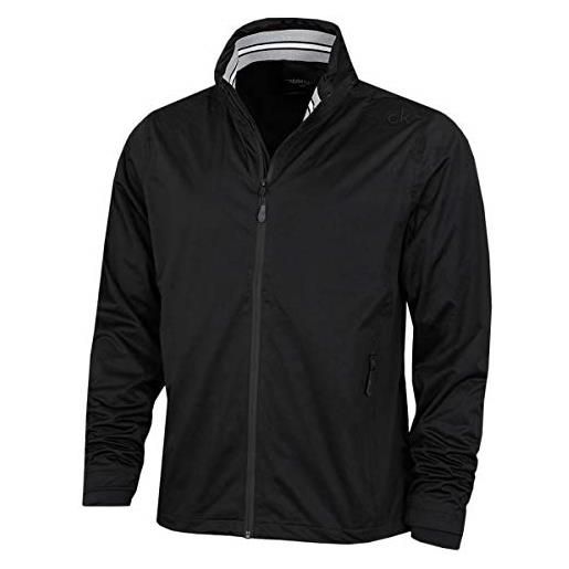 Calvin Klein giacca golf impermeabile uomo 2025 colletto - nero/nero - s