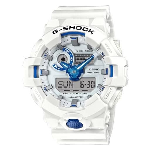 Casio orologio analogico digitale al quarzo da uomo con cinturino in plastica ga-700hds-7aer