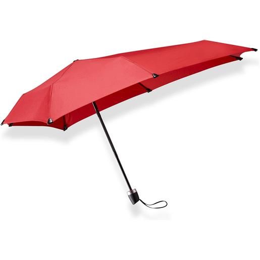 SENZ° ombrello antivento micro pieghevole rosso