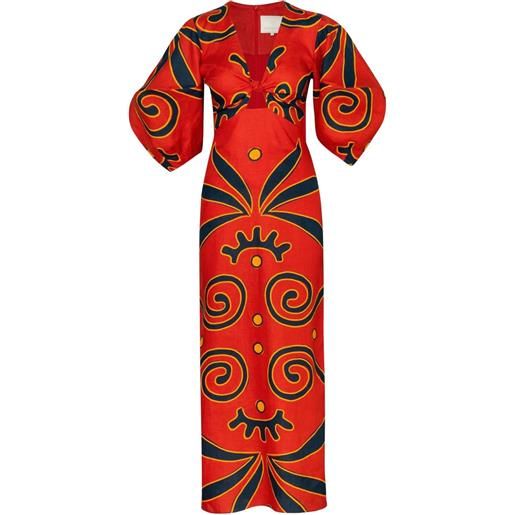 Cala de la Cruz abito gaia - rosso