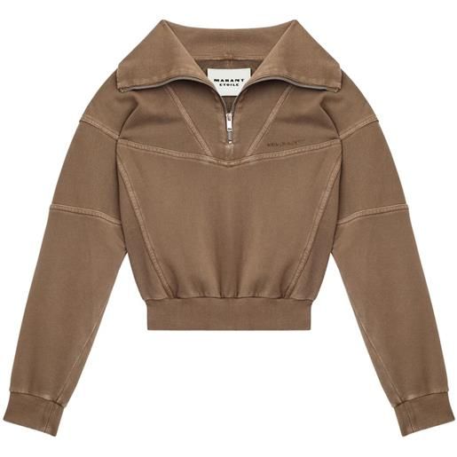 MARANT ÉTOILE felpa yaele - marrone