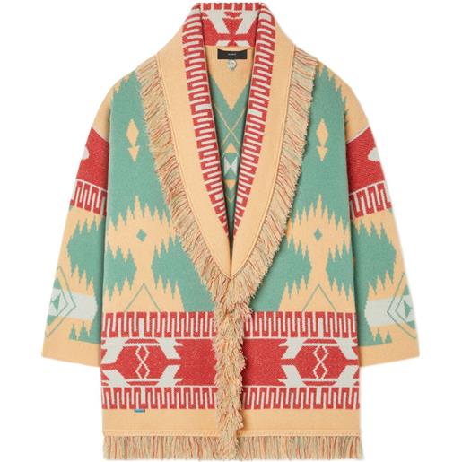Alanui cardigan icon con frange - toni neutri