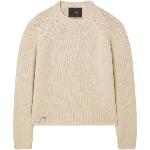 Alanui maglione con maniche raglan - toni neutri