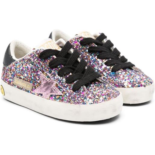 Golden Goose Kids sneakers con glitter - rosa