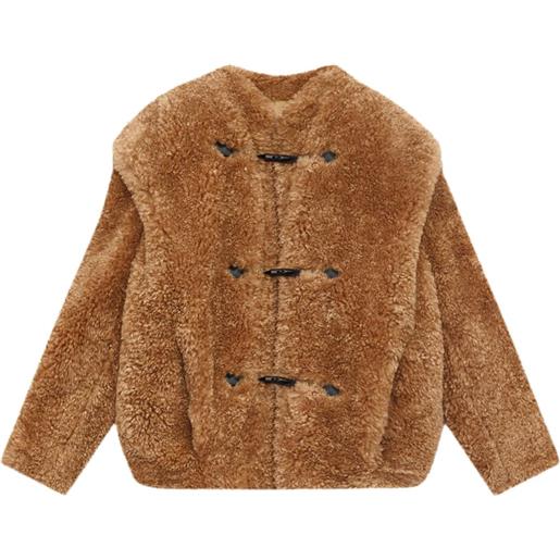 MARANT ÉTOILE giacca avalia con effetto spazzolato - marrone