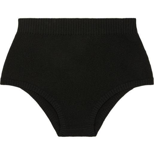 Alanui shorts a coste - nero