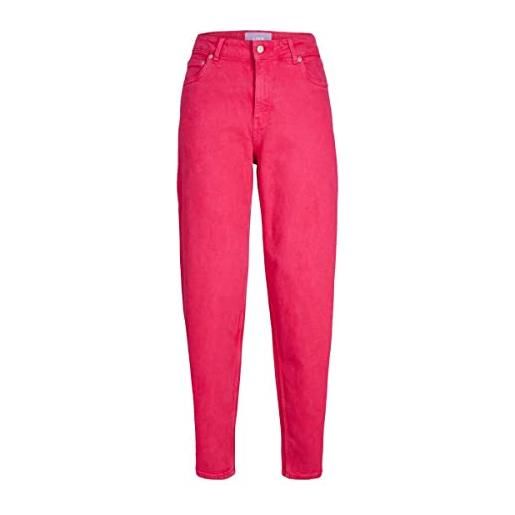 JJXX jack & jones jjxx jxlisbon mom hw jeans akm noos, jeans donna, rosa brillante, 27w / 30l