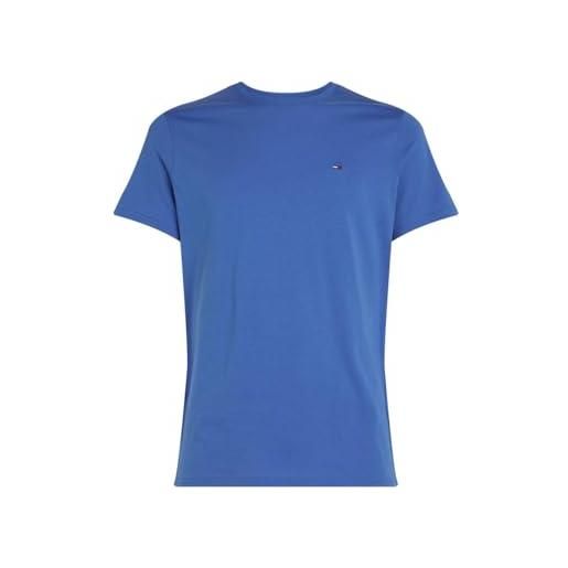 Tommy Jeans tjm xslim jersey tee dm0dm04411, maglietta a maniche corte uomo, red (sapphire red), m