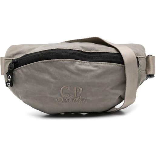 C.P. Company Kids marsupio con effetto schiarito - verde